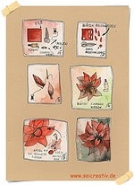 Weihnachtsstern-Brosche aus Filz DIY