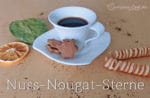 Nuss-Nougat-Sterne selbstgemacht