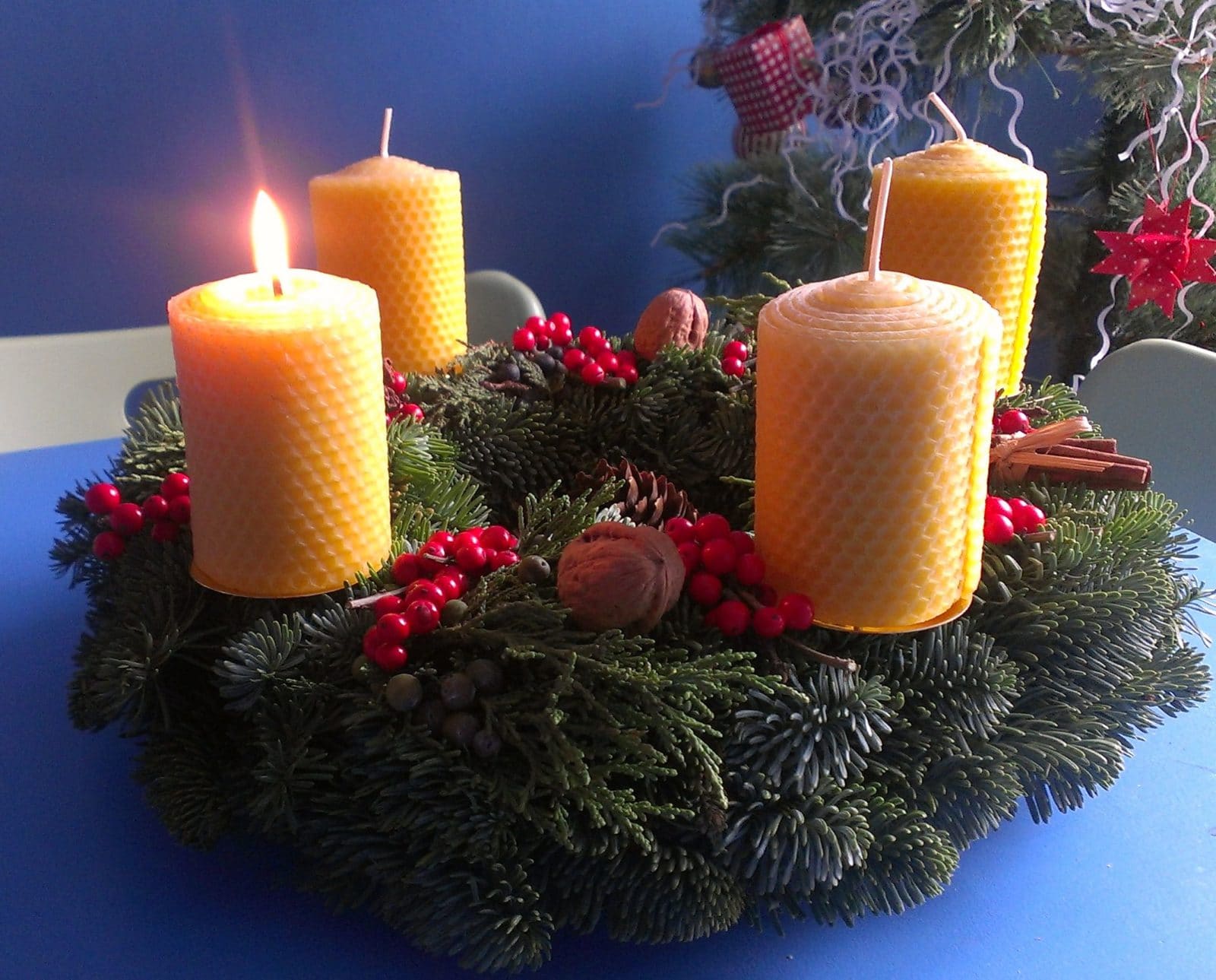 Adventskranz Deko