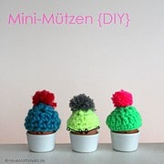 Mini-Mütze {DIY} :::  Last Minute Weihnachtsgeschenk/Osterüberraschung