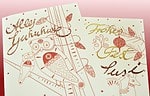 Goldprägeschrift schnell selbst kalligrafieren