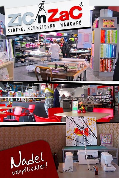 ZiC´nZaC – Stoffe. Schneidern. Nähcafé. Das „All-inclusive-Geschäft“ in Essen mit ALLEM, was Hobby-Schneider brauchen.
