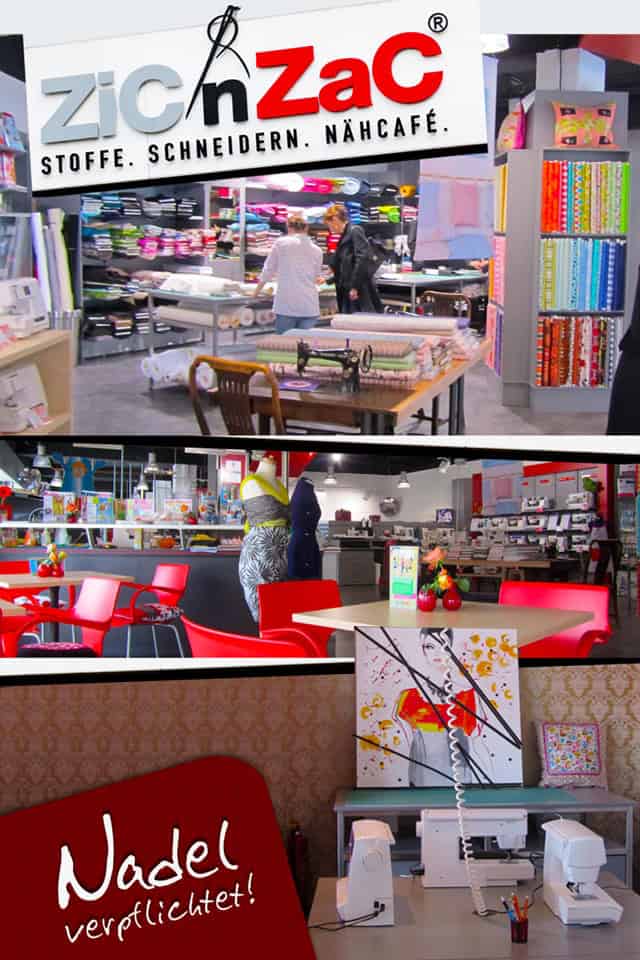 ZiC´nZaC – Stoffe. Schneidern. Nähcafé. Das „All-inclusive-Geschäft“ in Essen mit ALLEM, was Hobby-Schneider brauchen.