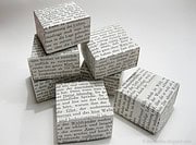Schachteln aus alten Büchern
