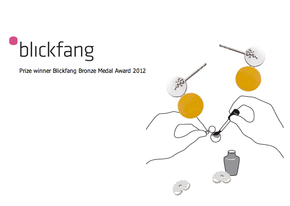 CANDYBIRDS Ohrstecker mit Nagellack lackiert