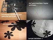 Papierlampe verschönern – total einfach!