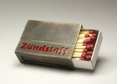 Streichholzhülle "Zündstoff"