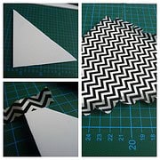 Flexibles geometrisches Wandbild / Dreiecke