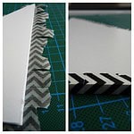 Flexibles geometrisches Wandbild / Dreiecke