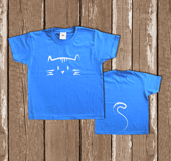 Tshirt Cat and Tail