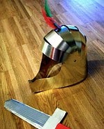 Ritterhelm: Bastelbogen