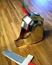 Ritterhelm: Bastelbogen