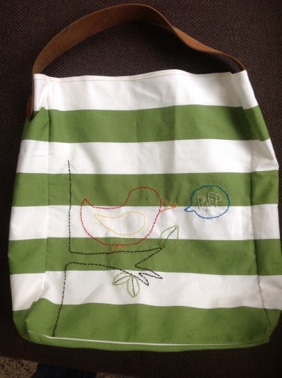 Bestickte Tasche
