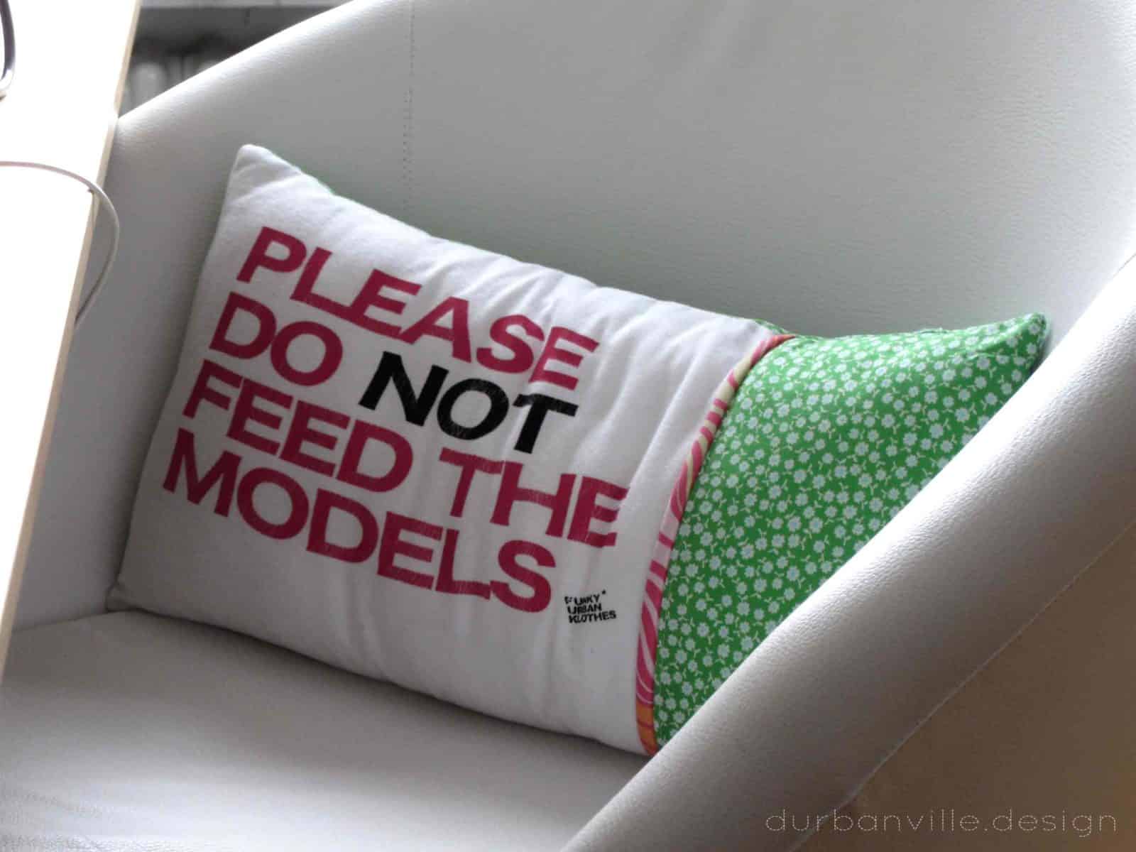 wie ein (d)olles T-Shirt zum Kissen wird / Stichwort: Upcycling