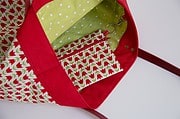 Shopper mit Lederhenkeln
