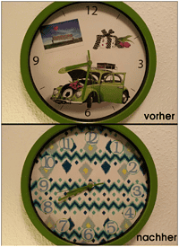 Retro-Uhr selbstgemacht