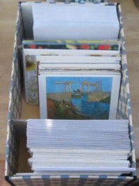 Box für Karten und Kuverts