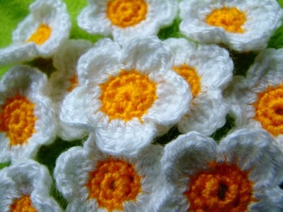 Gänseblümchen häkeln Gänseblümchen häkeln