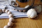 Topfuntersetzer aus Holzperlen