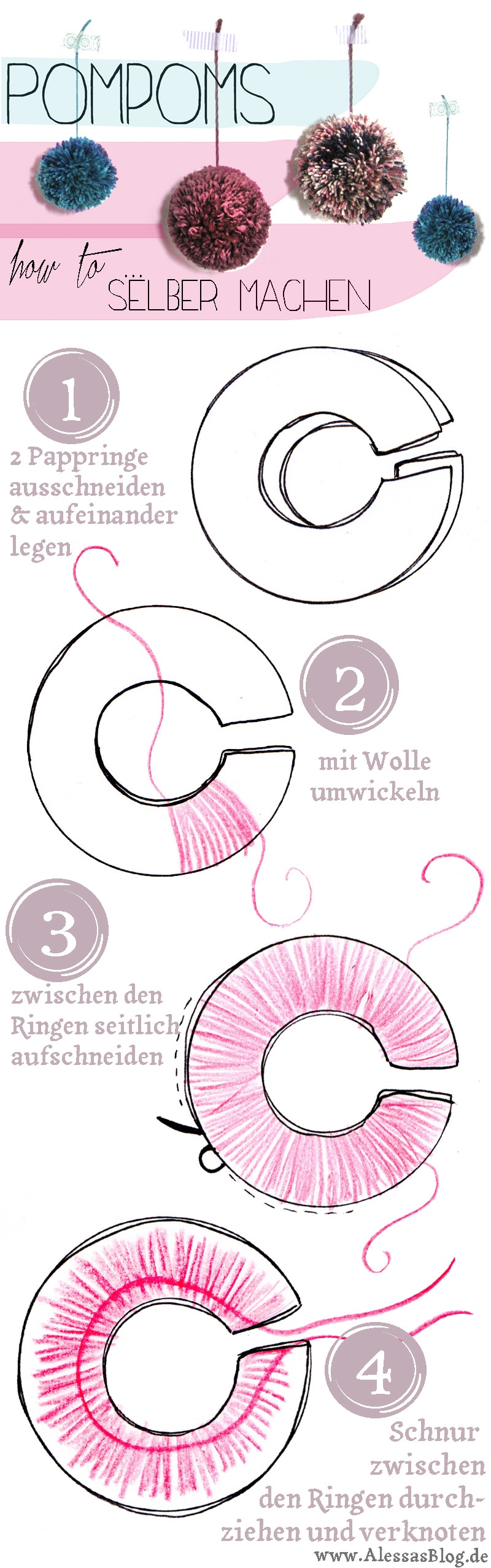 {DIY} Pompoms selber machen!