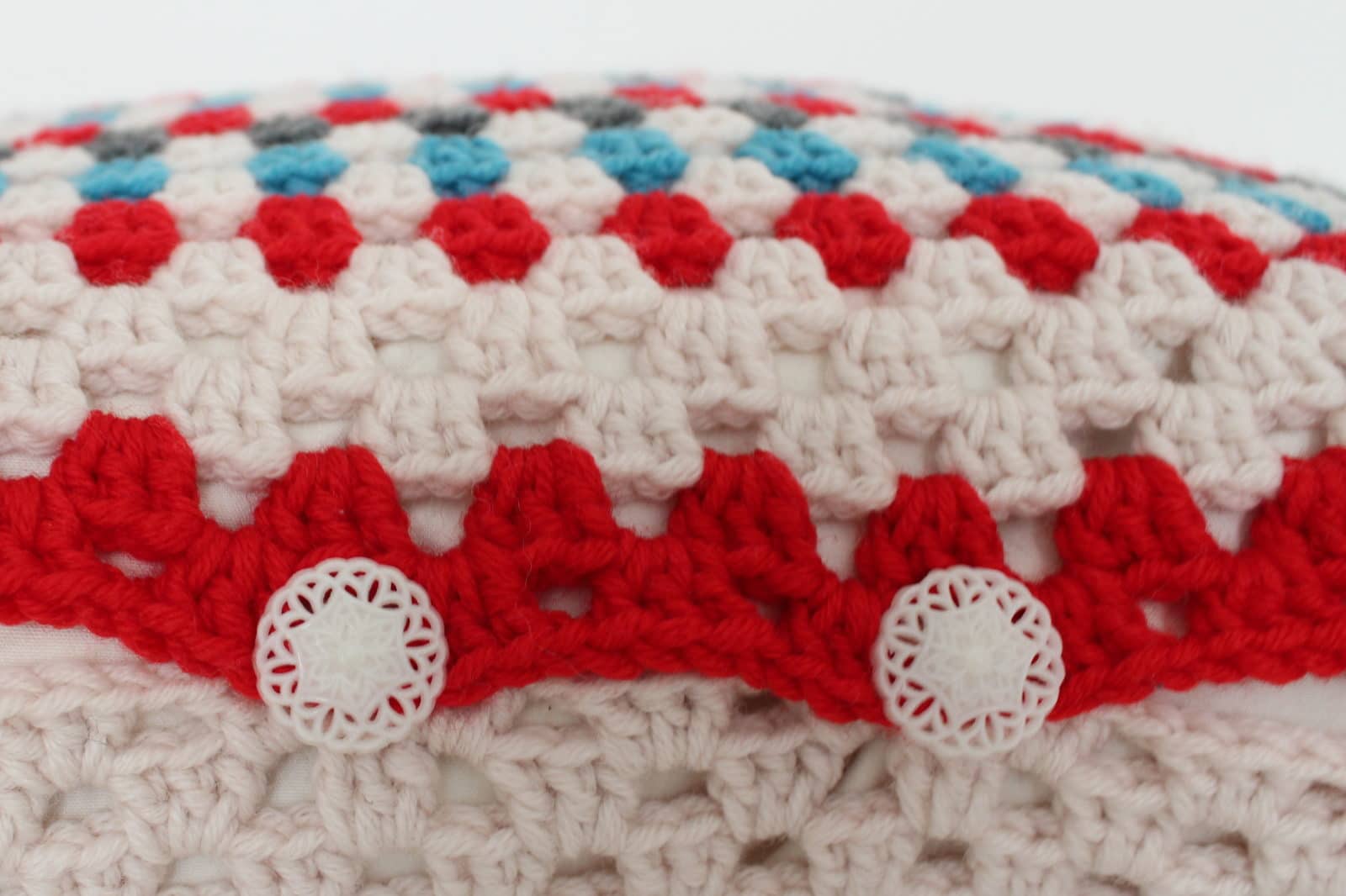 Granny Square Kissen