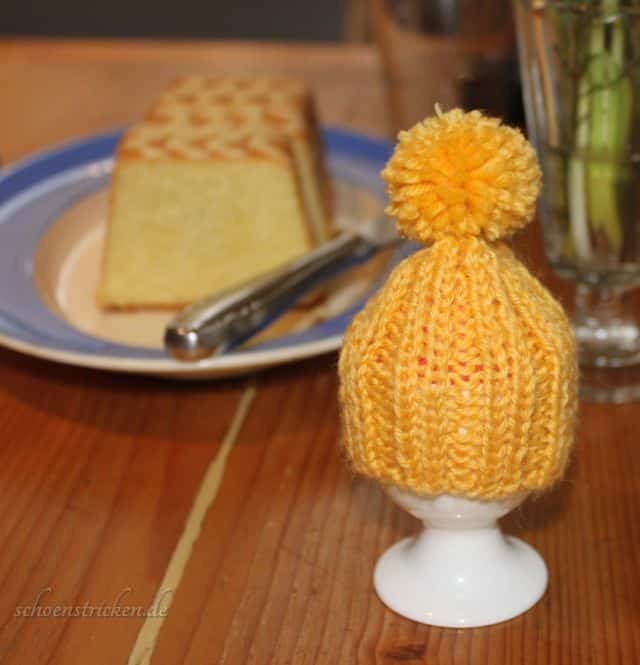 Einfache Eierwärmer-Pudelmützen stricken