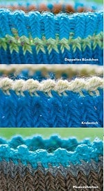 Strümpfe stricken ohne Nadeln