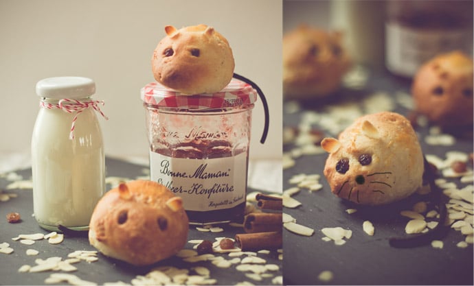 Brötchen-Mäuse