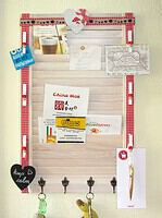 Memoboard aus Lamellentür
