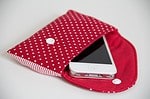 Handytasche oder Clutch mit Schleife