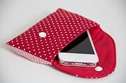 Handytasche oder Clutch mit Schleife