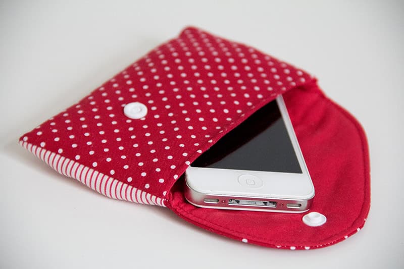 Handytasche oder Clutch mit Schleife