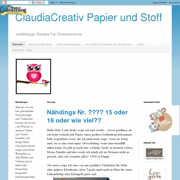 Papier und Genähtes