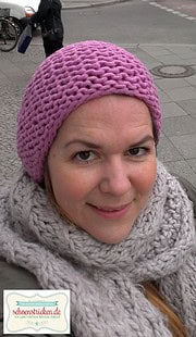 Einfache Beanie Frühlings-Beanie stricken