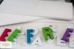 Wand-Deko mit Buchstaben basteln
