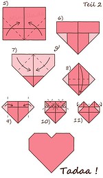 ♥ Origami Herz ♥