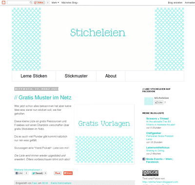 Sticheleien - Lerne Sticken