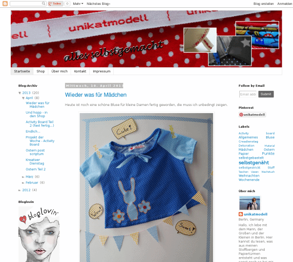 unikatmodell – alles selbstgemacht