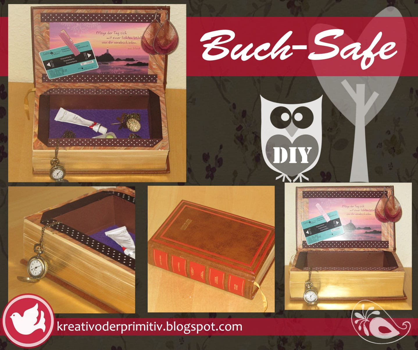 Vintage Buch Safe