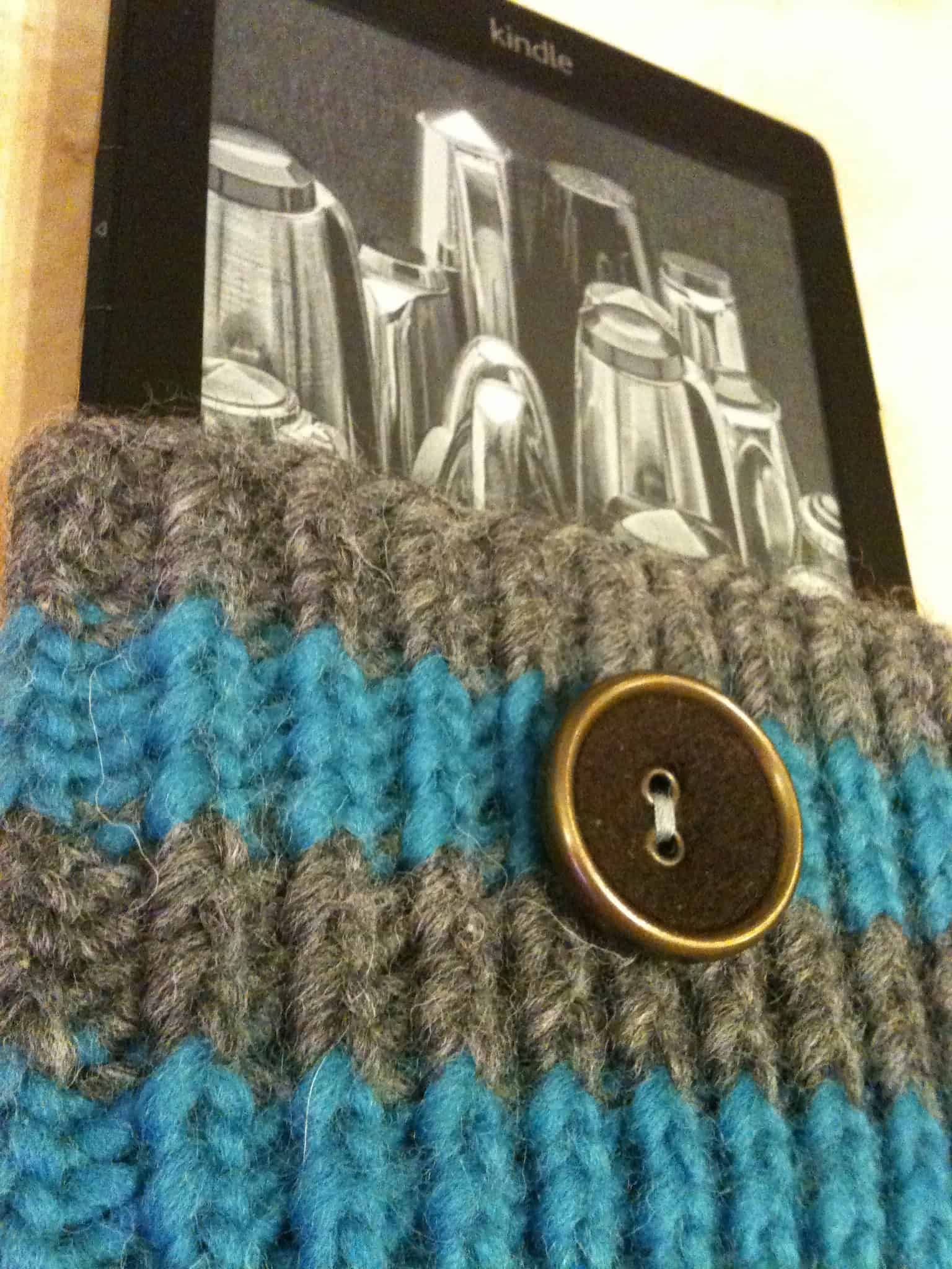 Gestrickte Kindle-Tasche