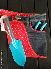DIY Jeans-Upcycling | Gürteltasche fürs Gartenwerkzeug