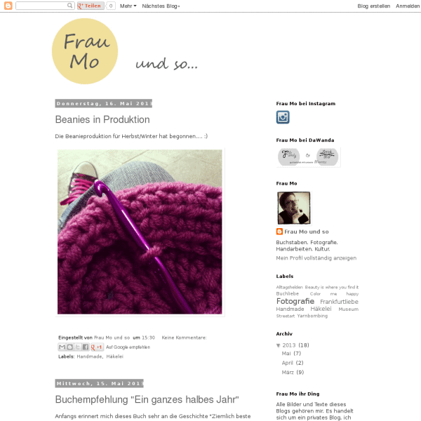 Frau Mo und so…