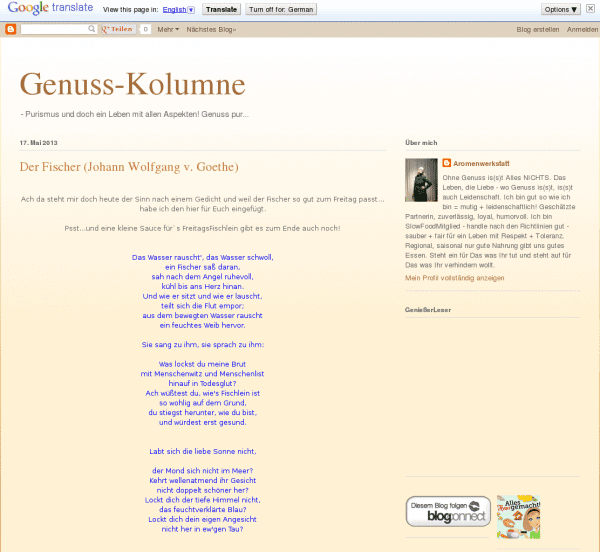 GenussKolumne GenussKolumne