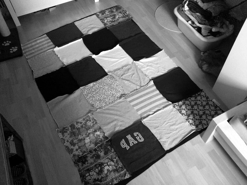 Erinnere-dich-Decke (a memory quilt with character)