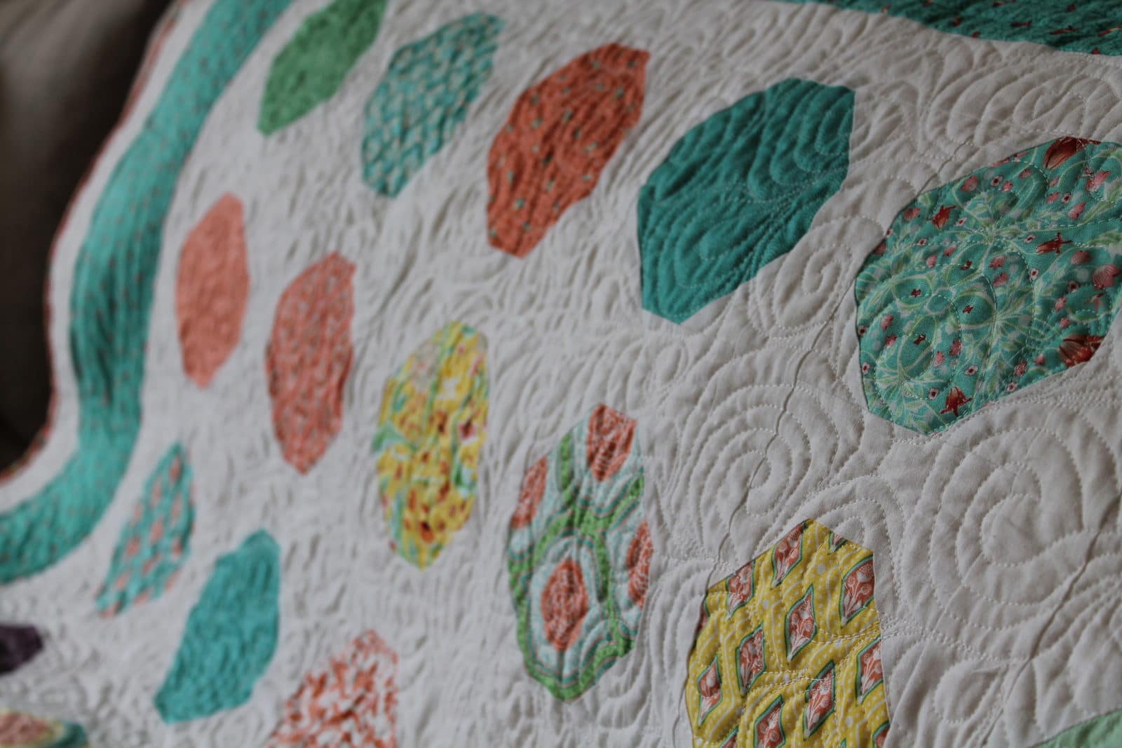 Tutorial für meinen Snowball Quilt