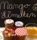 Süsses und Saures?  Mango-Limetten-Marmelade!