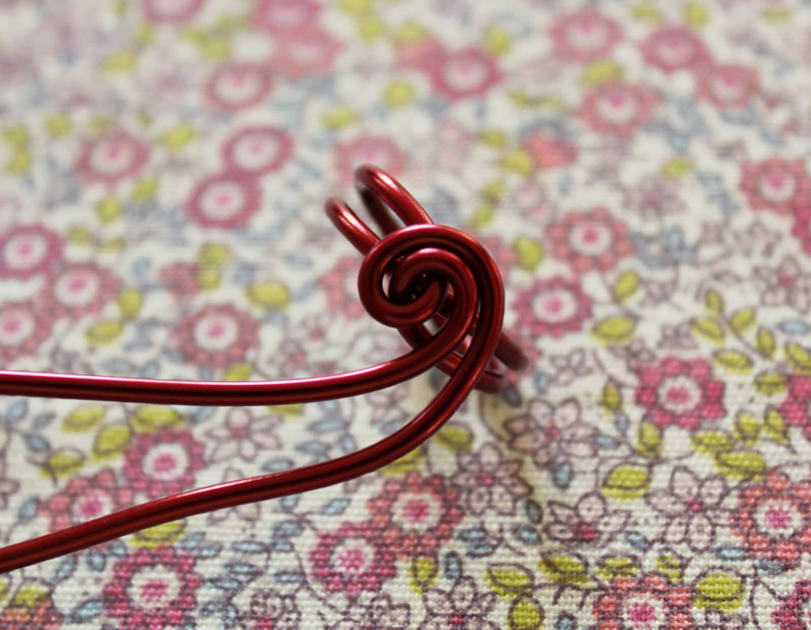 Aludrahtring „Rose“