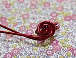 Aludrahtring „Rose“