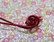 Aludrahtring „Rose“