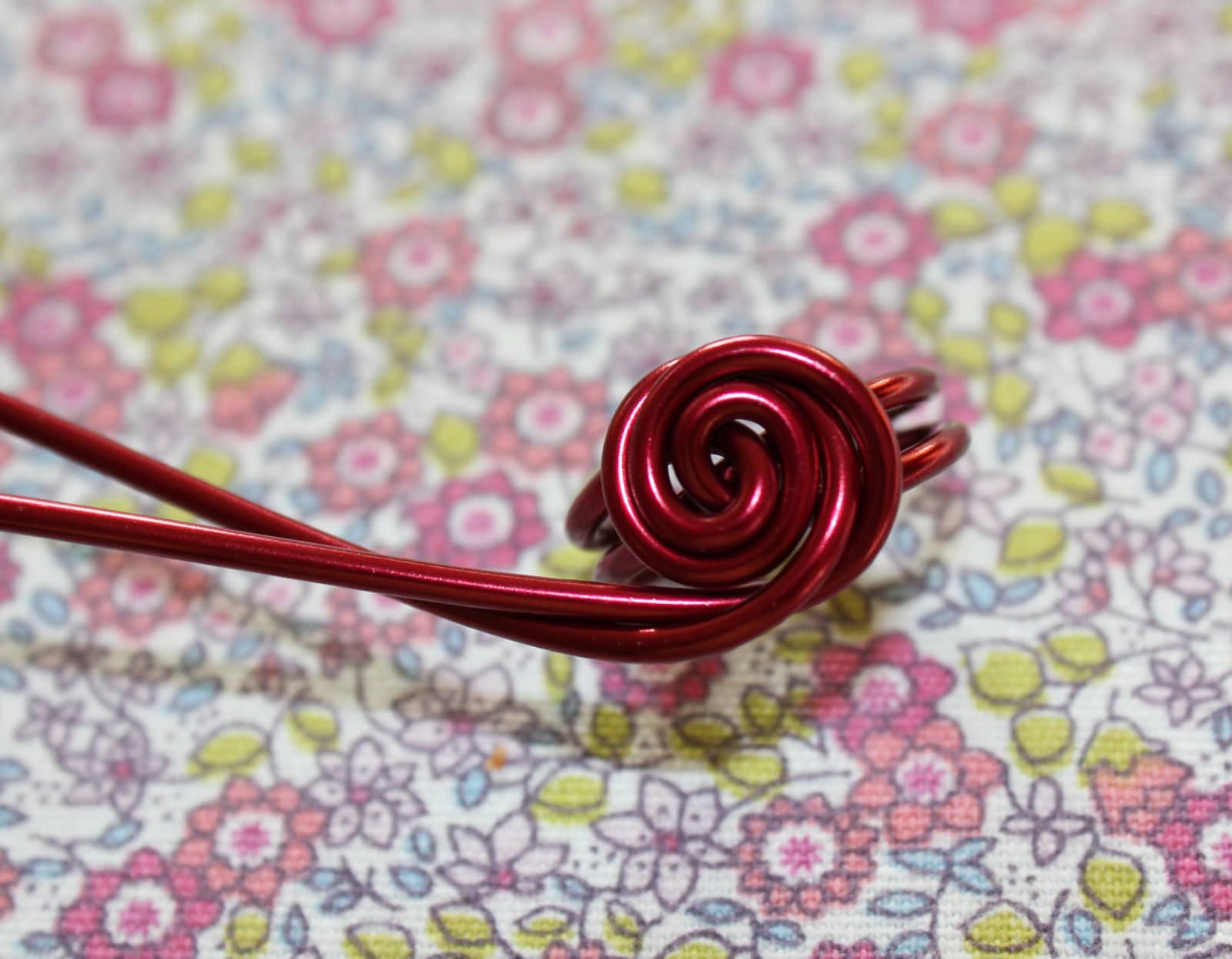 Aludrahtring „Rose“